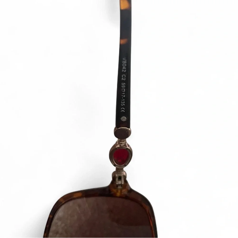 Versace Tortoise Shell Sunglasses - Picture 3 of 5
